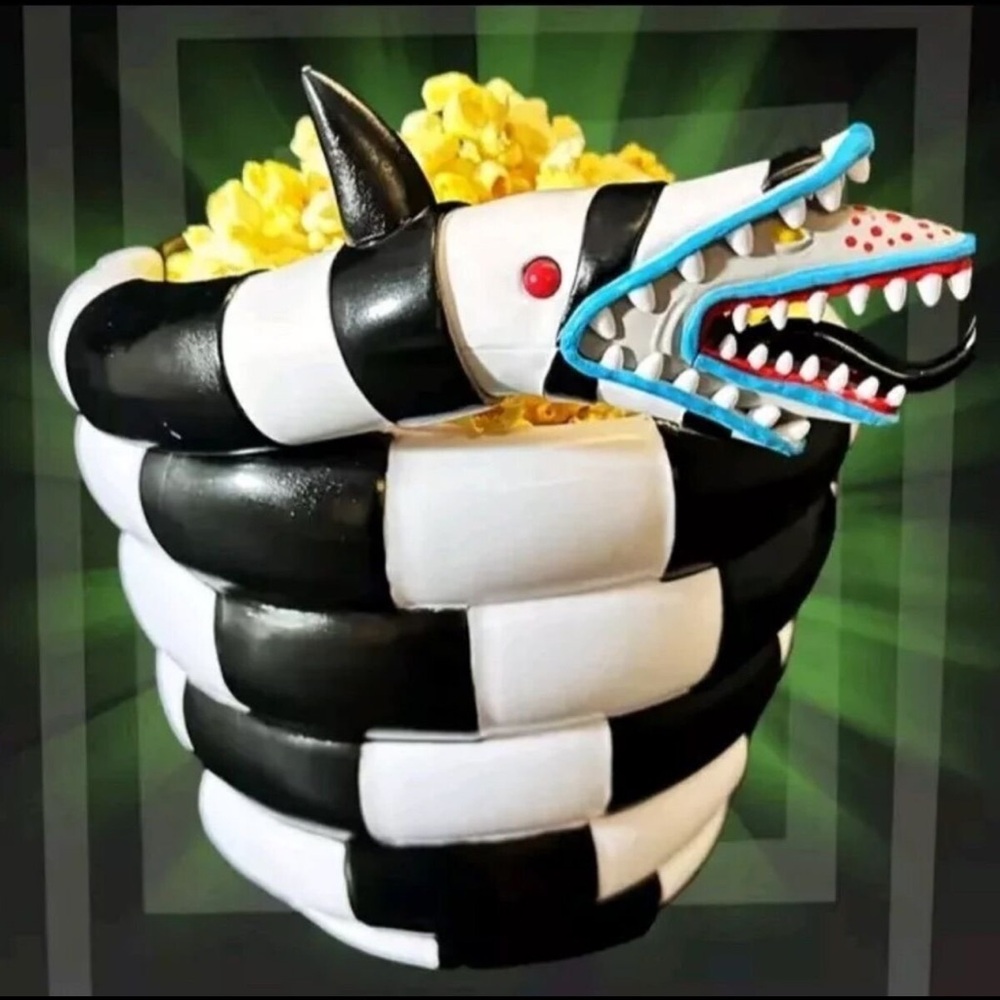 Beetlejuice Sandworm Popcorn Bucket